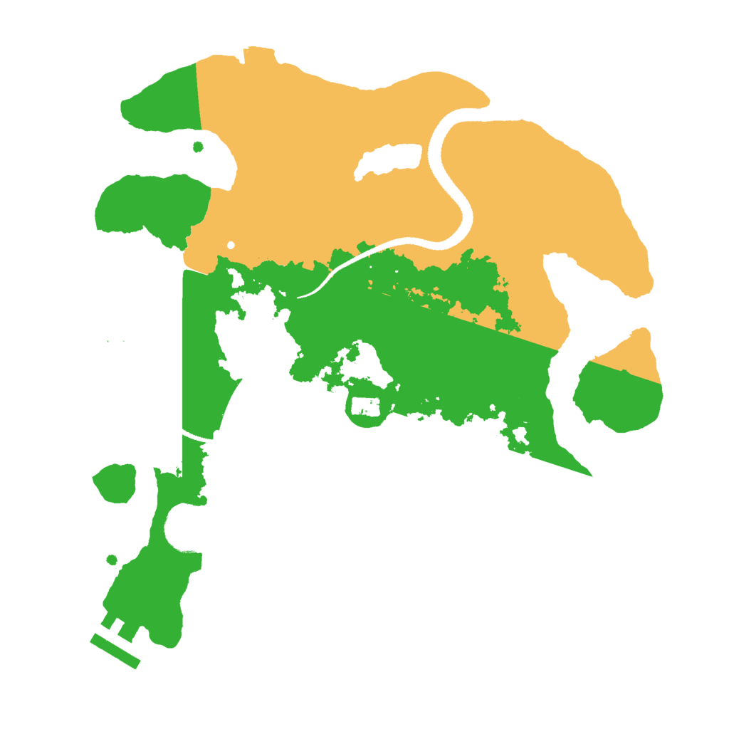 Biome Rust Map: Procedural Map, Size: 2750, Seed: 643623