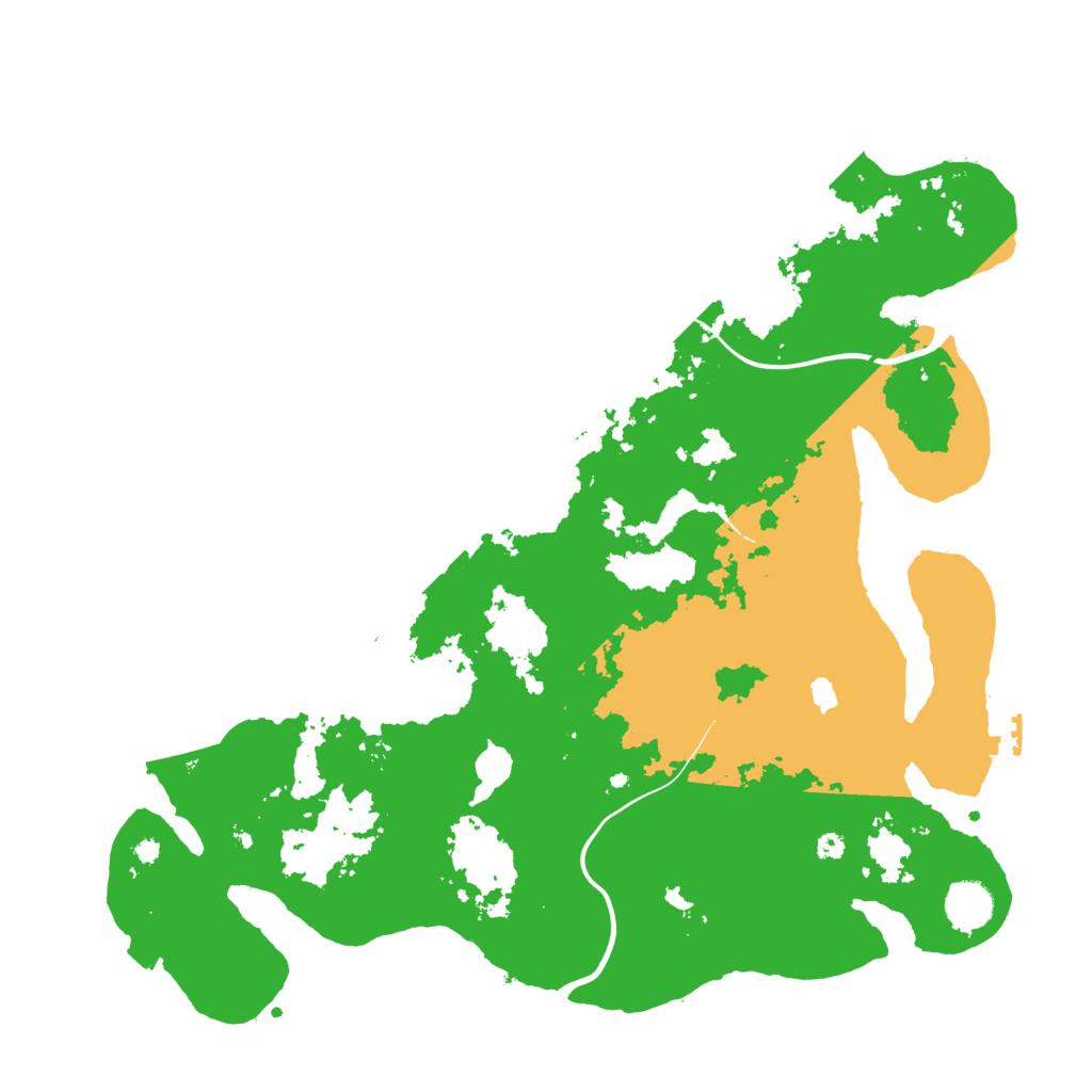 Biome Rust Map: Procedural Map, Size: 4000, Seed: 185486960