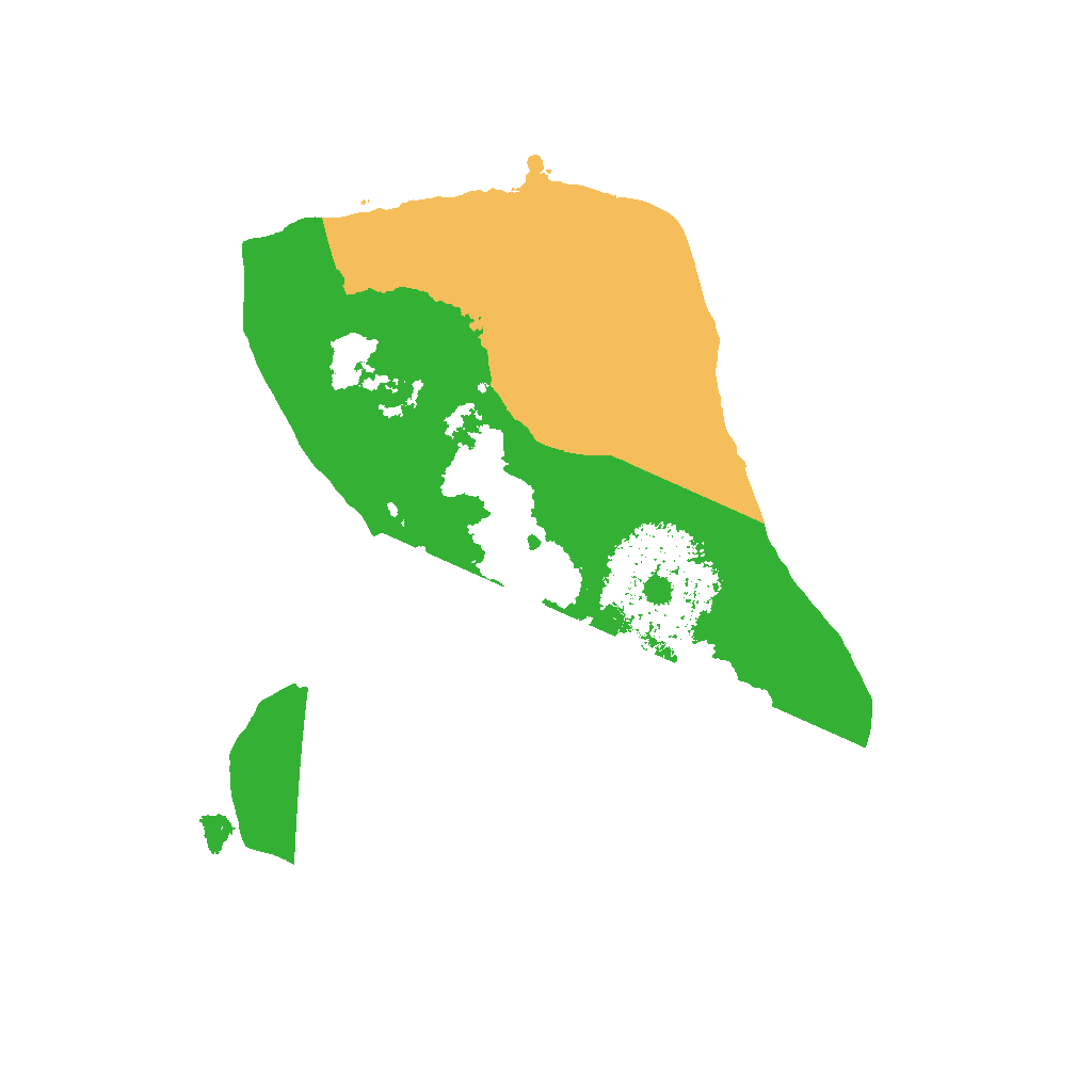 Biome Rust Map: Procedural Map, Size: 1500, Seed: 584434635