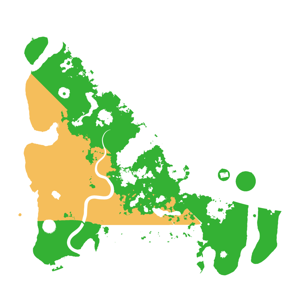 Biome Rust Map: Procedural Map, Size: 4000, Seed: 31611