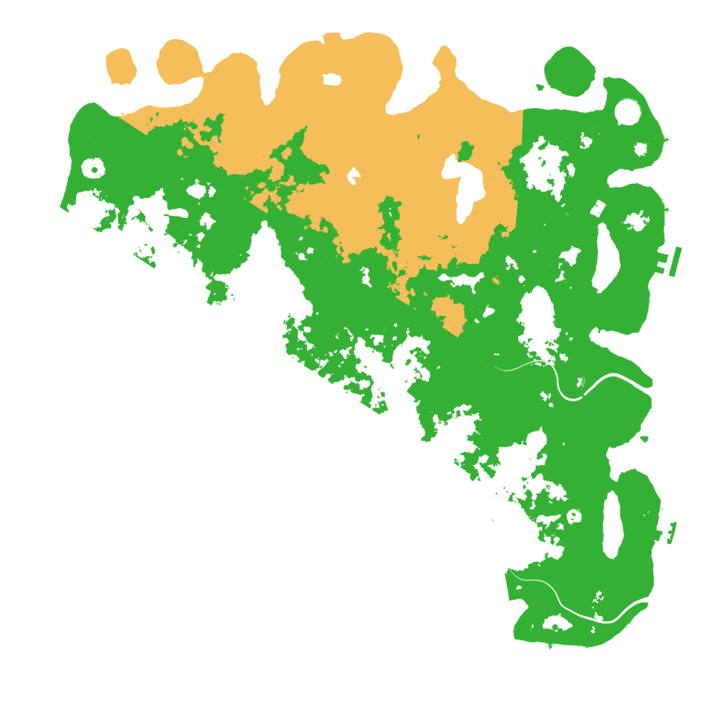 Biome Rust Map: Procedural Map, Size: 4800, Seed: 9945587