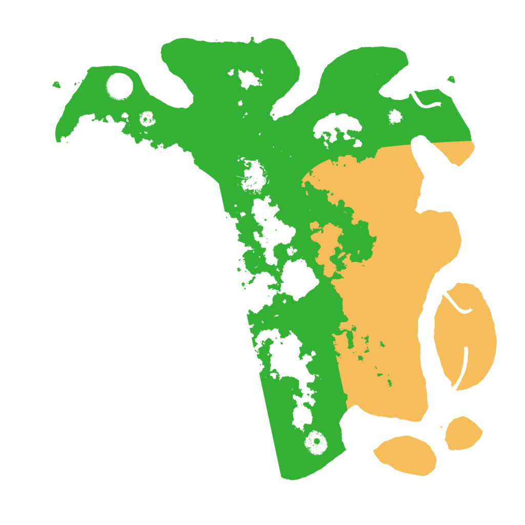 Biome Rust Map: Procedural Map, Size: 3500, Seed: 605386248