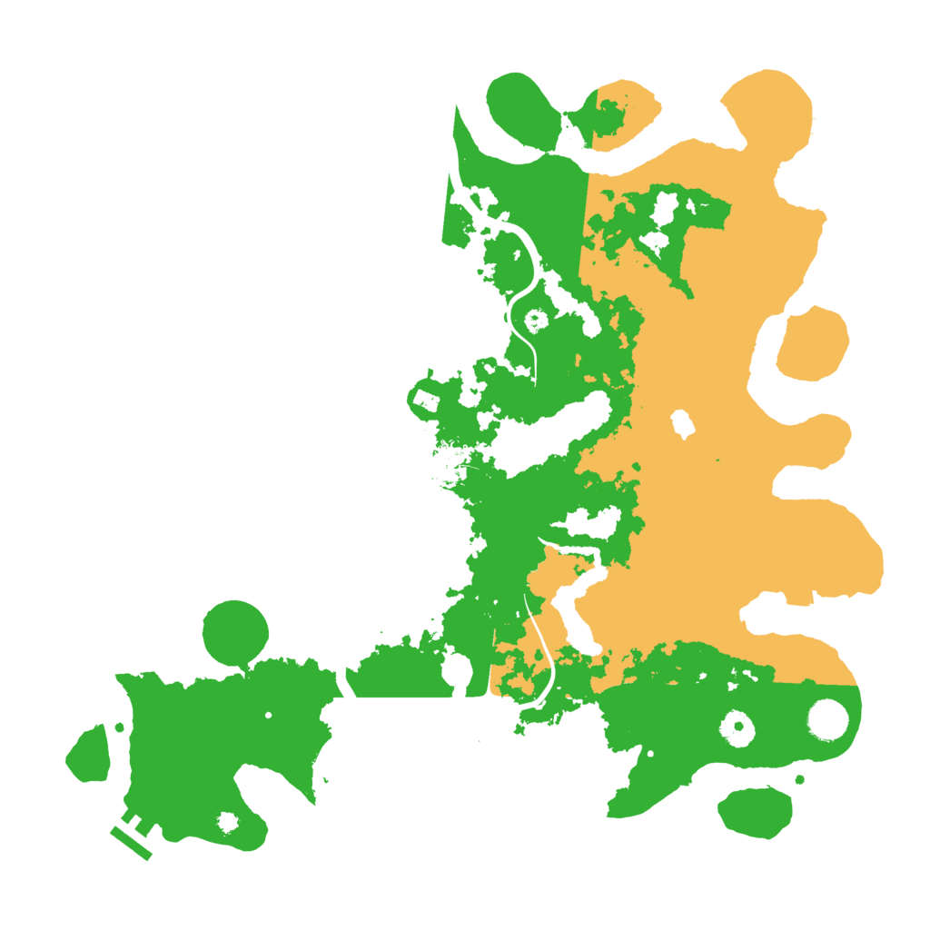 Biome Rust Map: Procedural Map, Size: 4000, Seed: 927435