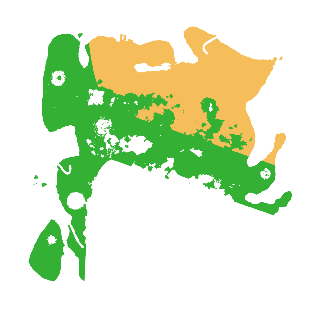 Biome Rust Map: Procedural Map, Size: 3200, Seed: 1170768