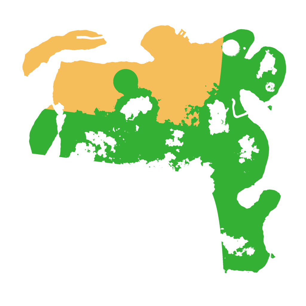 Biome Rust Map: Procedural Map, Size: 3250, Seed: 3058692