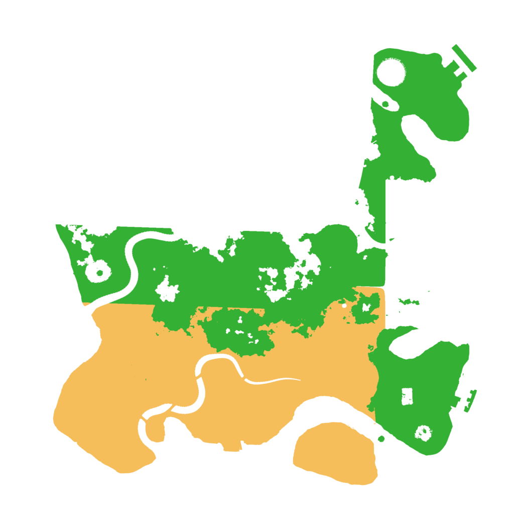 Biome Rust Map: Procedural Map, Size: 3250, Seed: 3084808