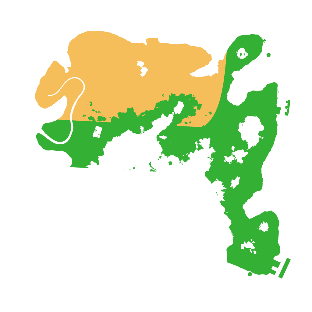 Biome Rust Map: Procedural Map, Size: 3000, Seed: 478801