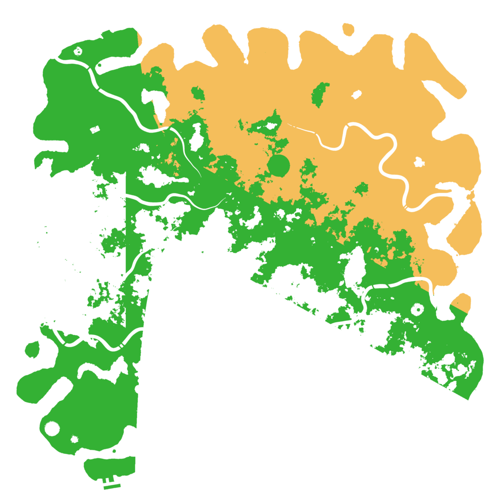 Biome Rust Map: Procedural Map, Size: 6000, Seed: 2787
