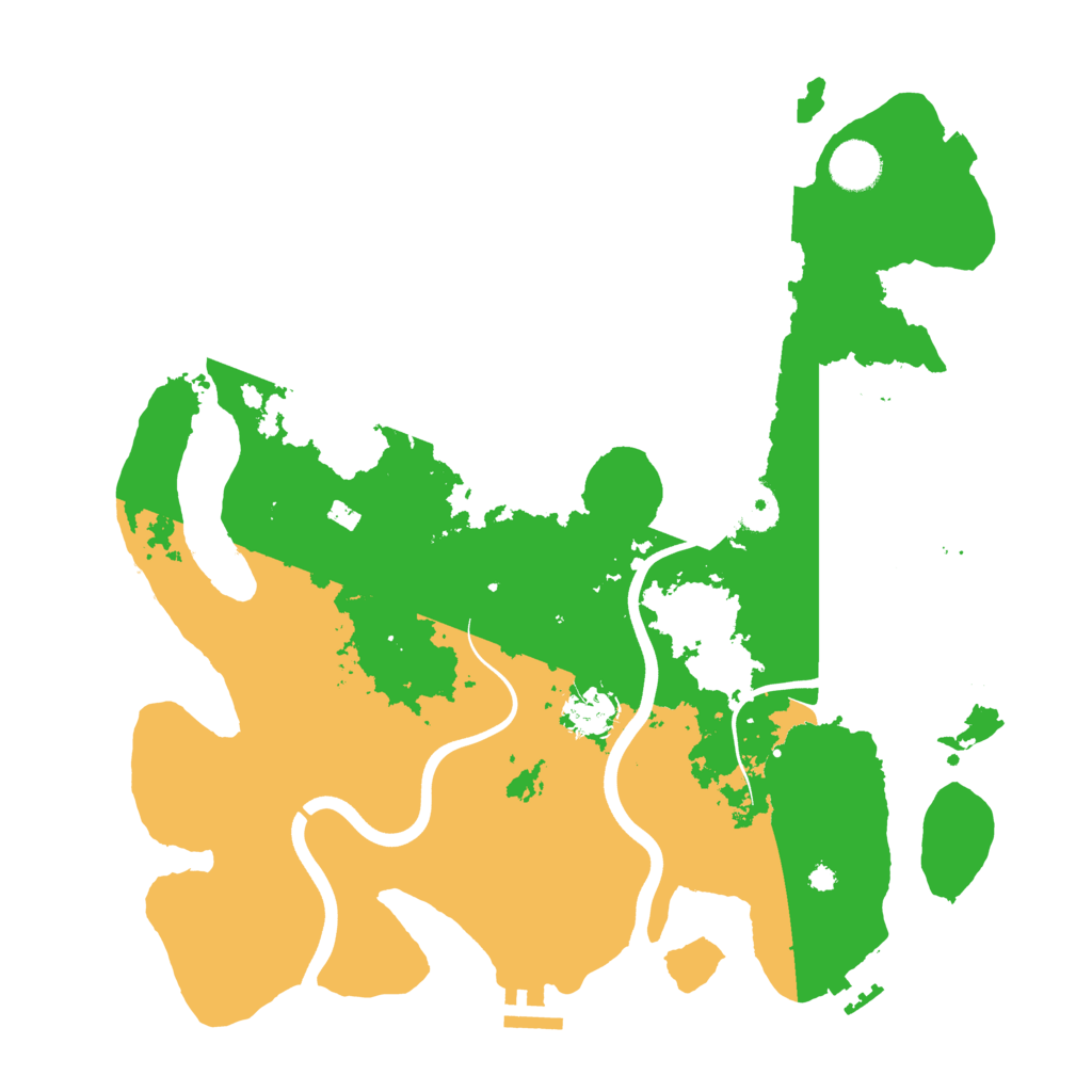 Biome Rust Map: Procedural Map, Size: 3750, Seed: 867602568