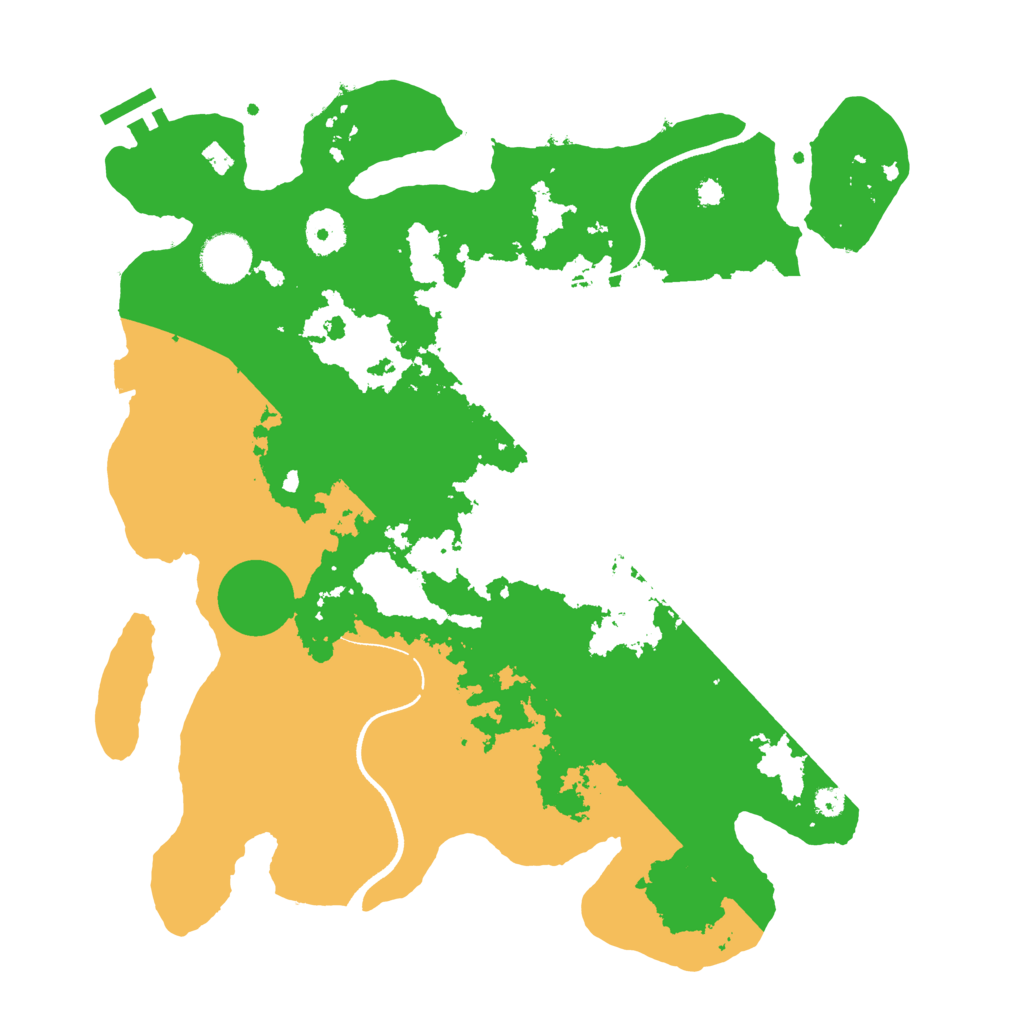 Biome Rust Map: Procedural Map, Size: 3550, Seed: 5561749
