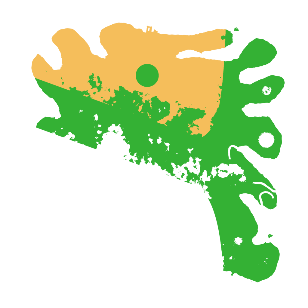 Biome Rust Map: Procedural Map, Size: 3550, Seed: 4790934