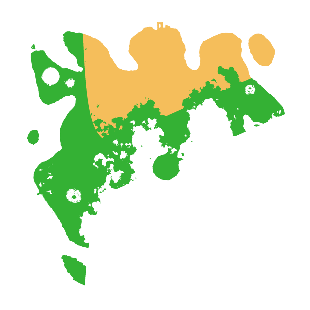 Biome Rust Map: Procedural Map, Size: 3200, Seed: 575369