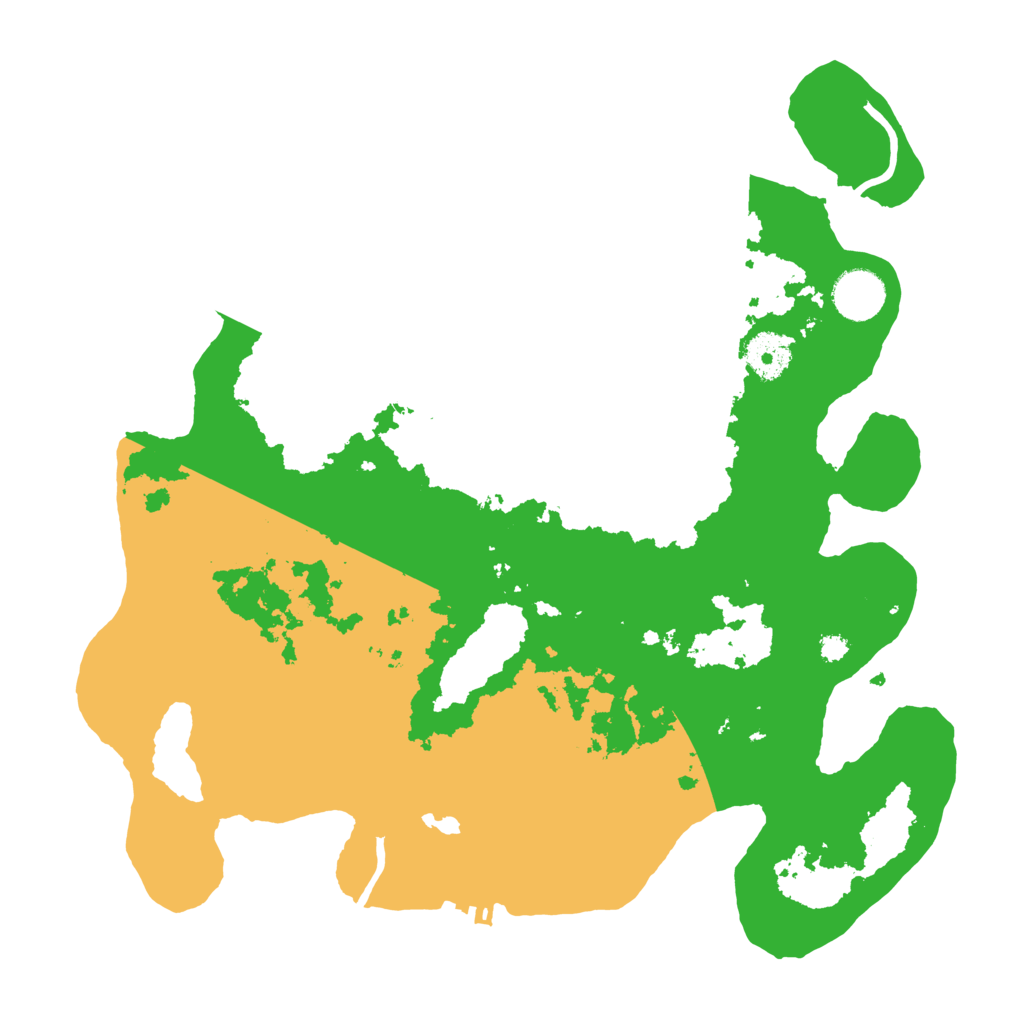 Biome Rust Map: Procedural Map, Size: 3500, Seed: 72730