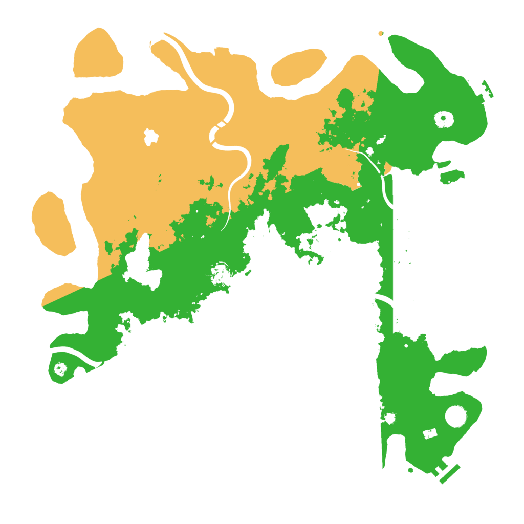Biome Rust Map: Procedural Map, Size: 4250, Seed: 981381516