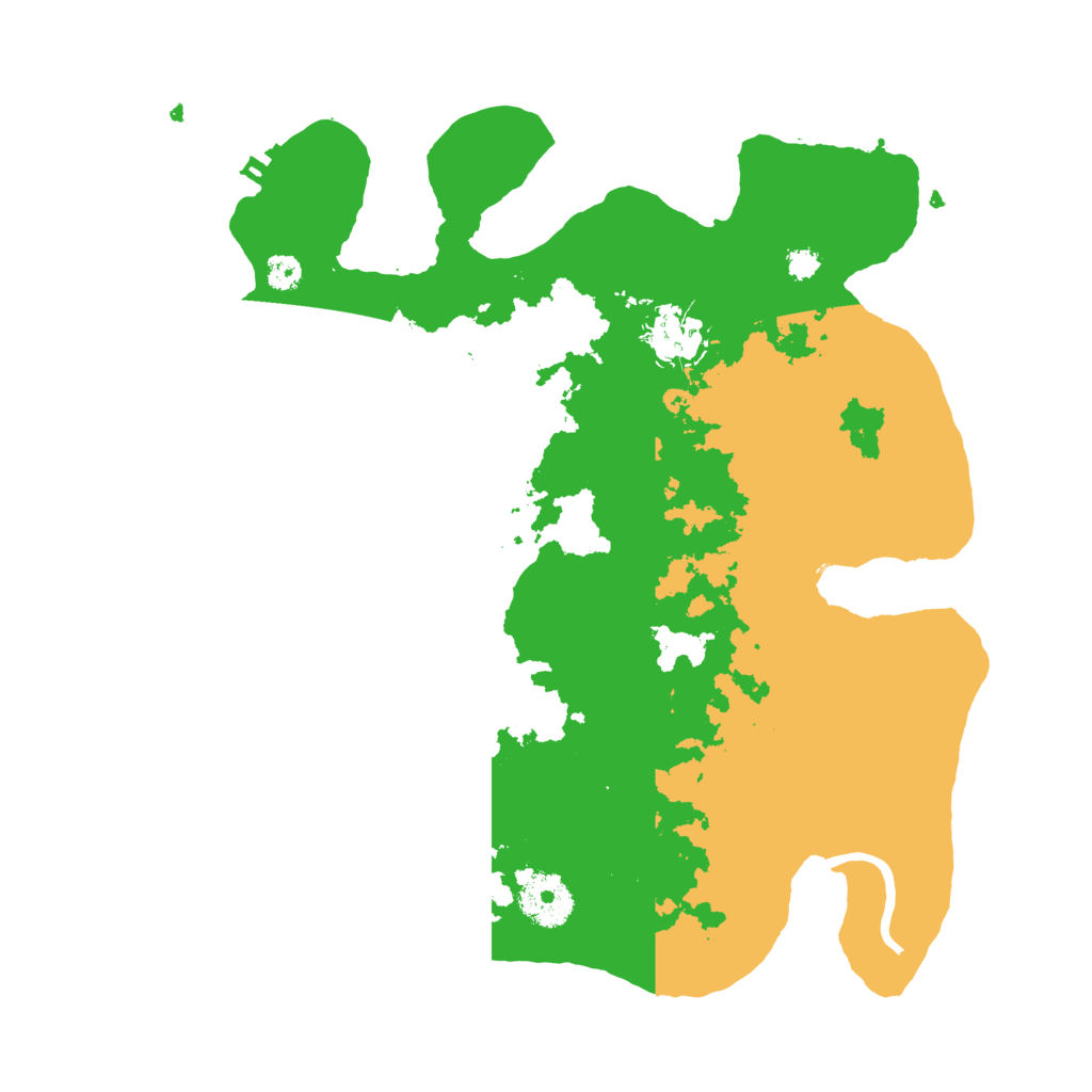 Biome Rust Map: Procedural Map, Size: 3200, Seed: 6060544