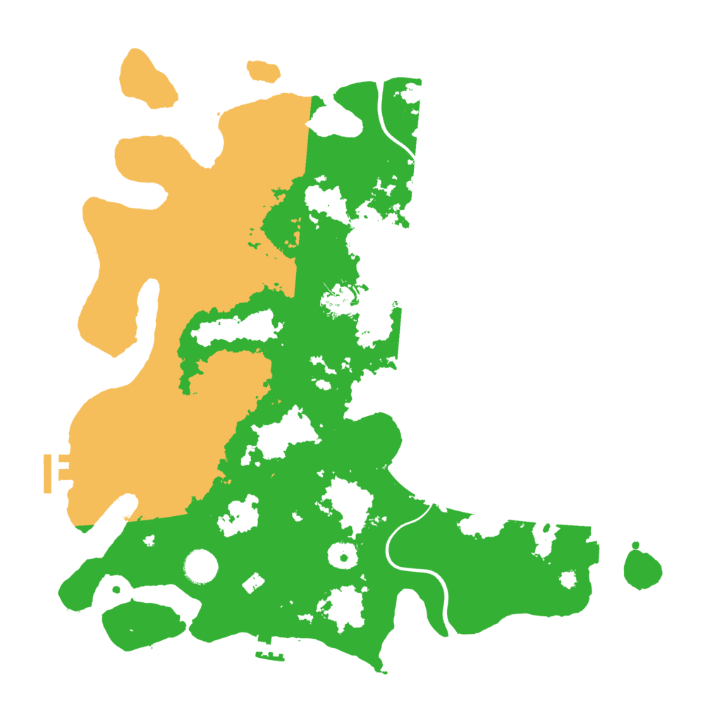 Biome Rust Map: Procedural Map, Size: 3750, Seed: 82077