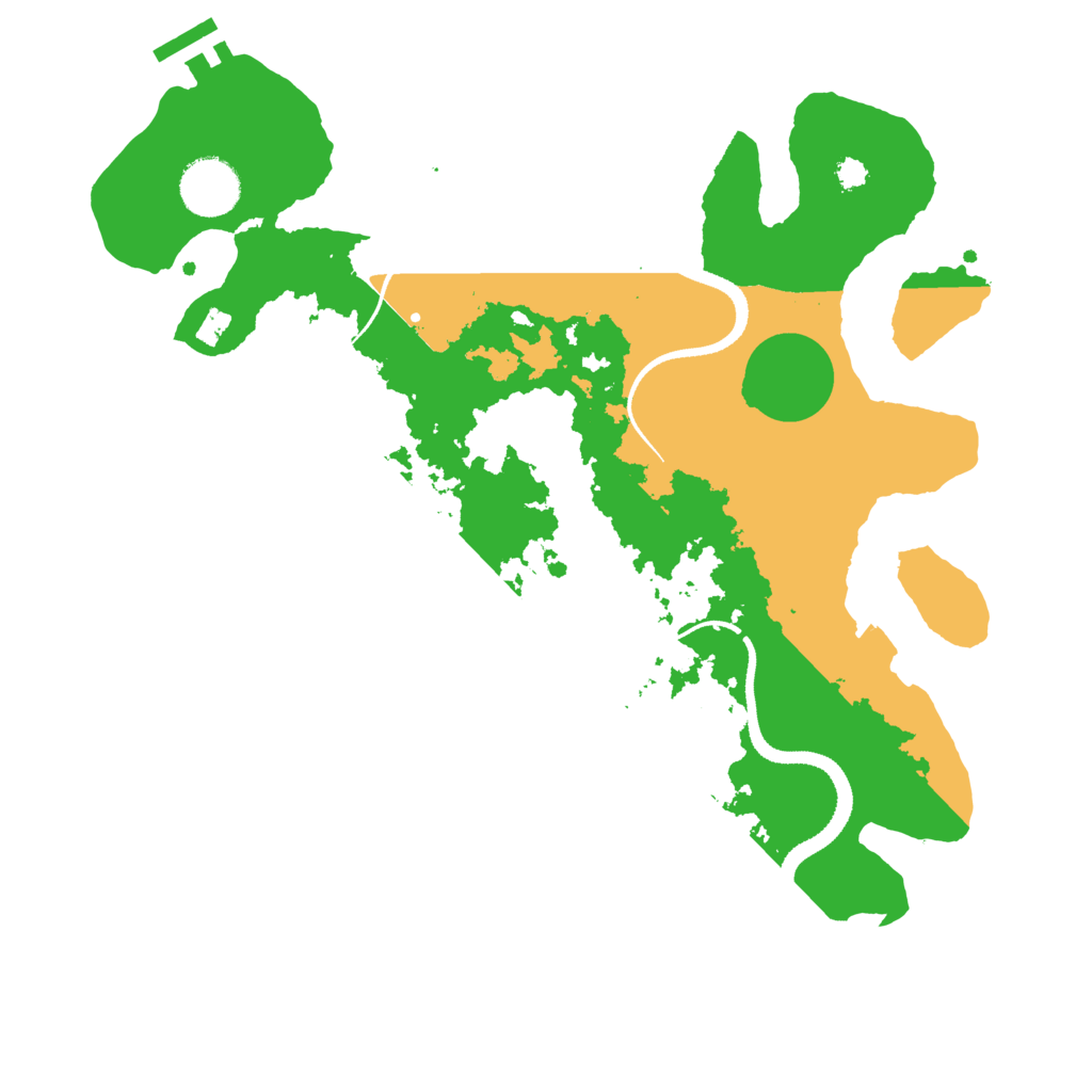 Biome Rust Map: Procedural Map, Size: 3250, Seed: 5568567