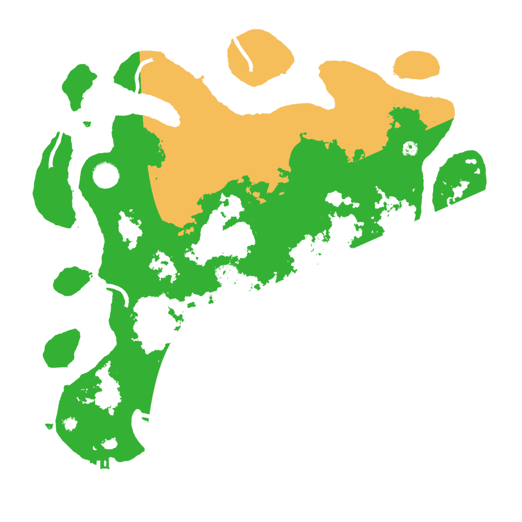 Biome Rust Map: Procedural Map, Size: 3550, Seed: 5074356