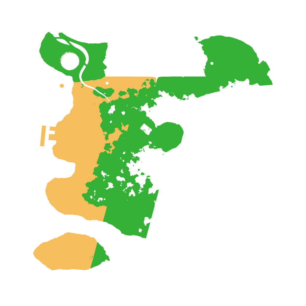 Biome Rust Map: Procedural Map, Size: 3000, Seed: 1346053402