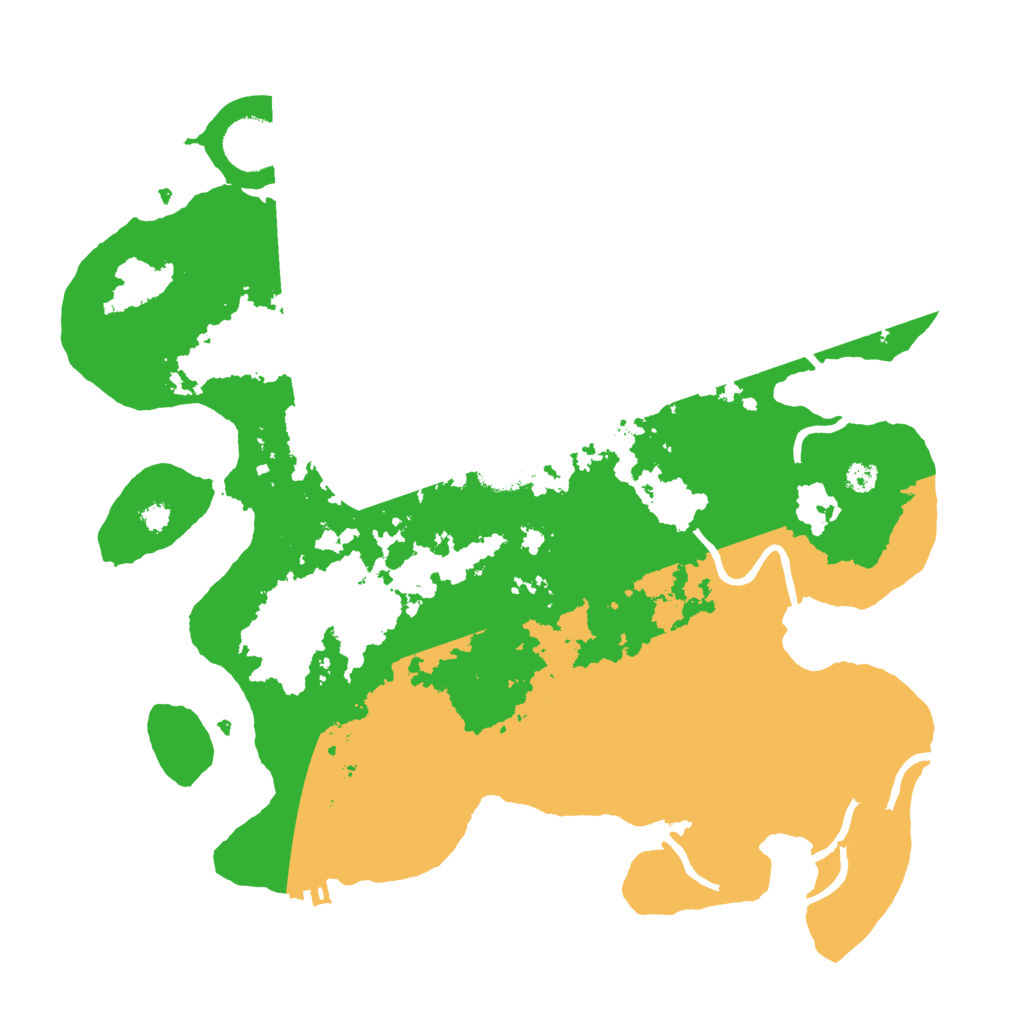 Biome Rust Map: Procedural Map, Size: 3400, Seed: 65