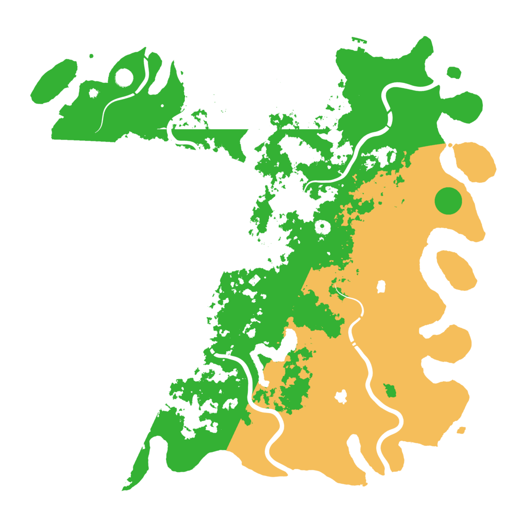 Biome Rust Map: Procedural Map, Size: 5000, Seed: 694206969