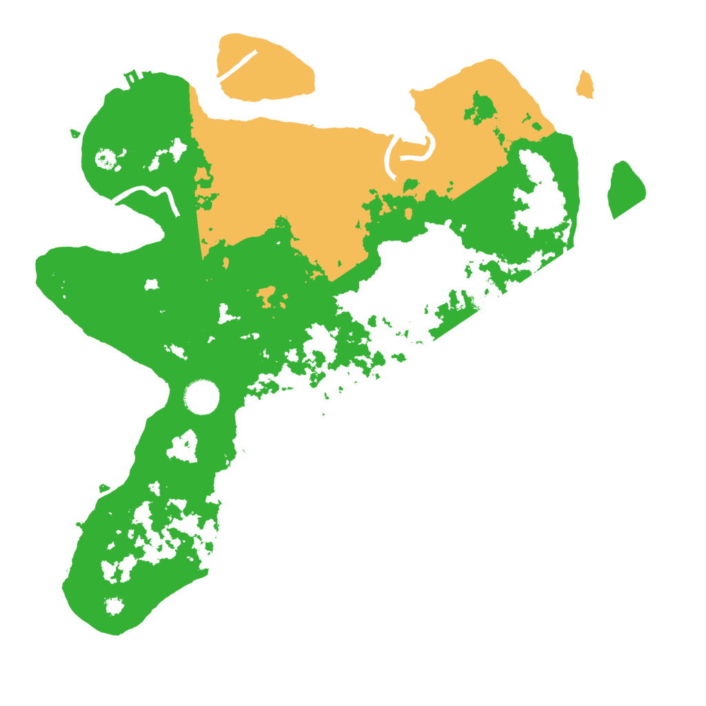 Biome Rust Map: Procedural Map, Size: 3550, Seed: 6227616