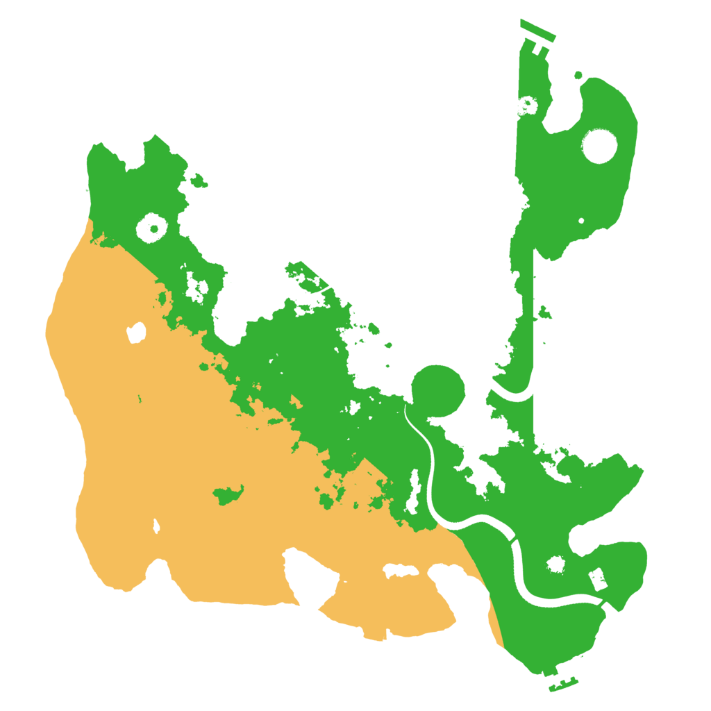 Biome Rust Map: Procedural Map, Size: 3620, Seed: 4242
