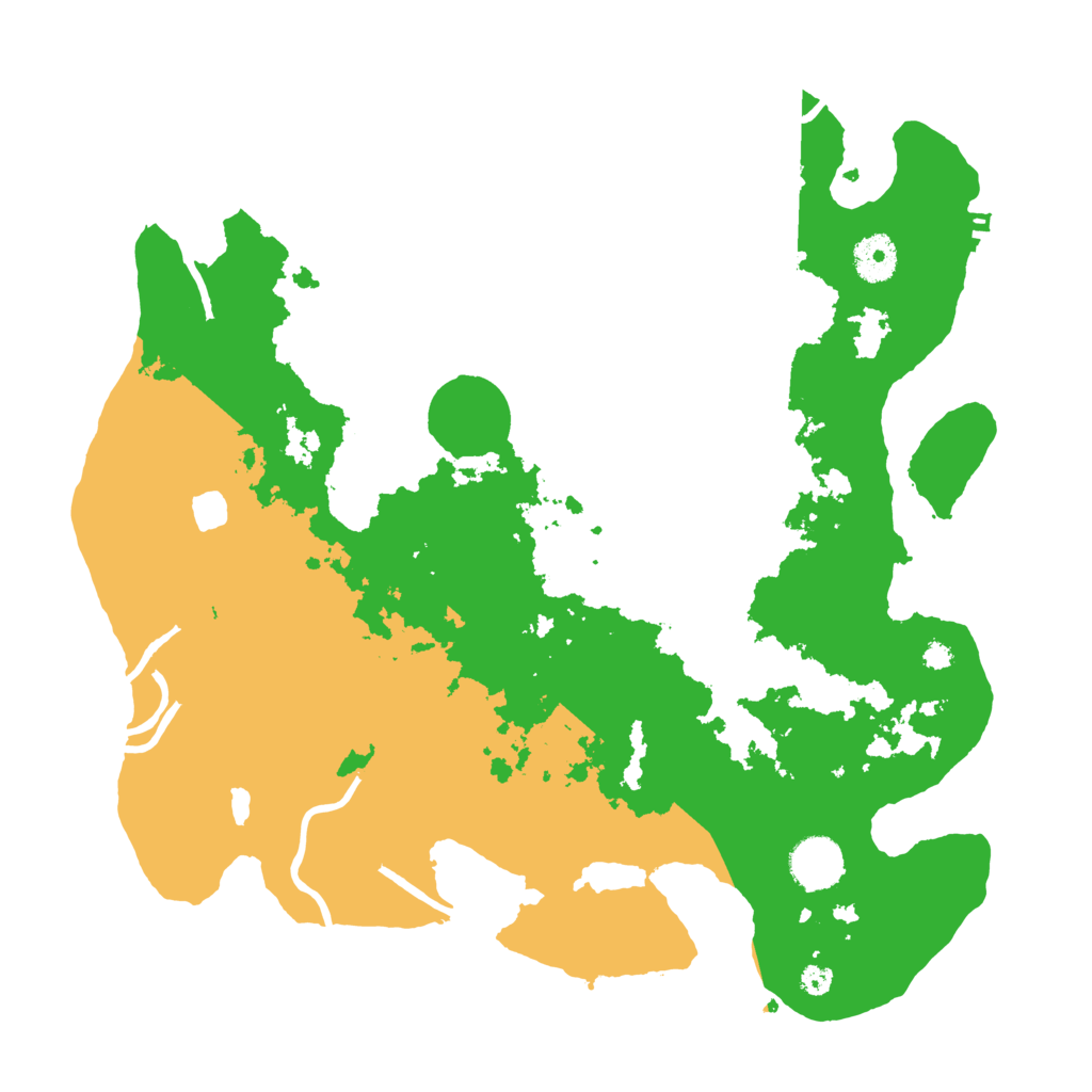 Biome Rust Map: Procedural Map, Size: 3620, Seed: 4242