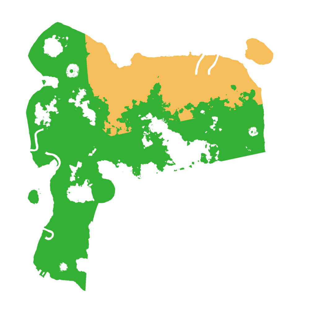 Biome Rust Map: Procedural Map, Size: 3550, Seed: 1399951