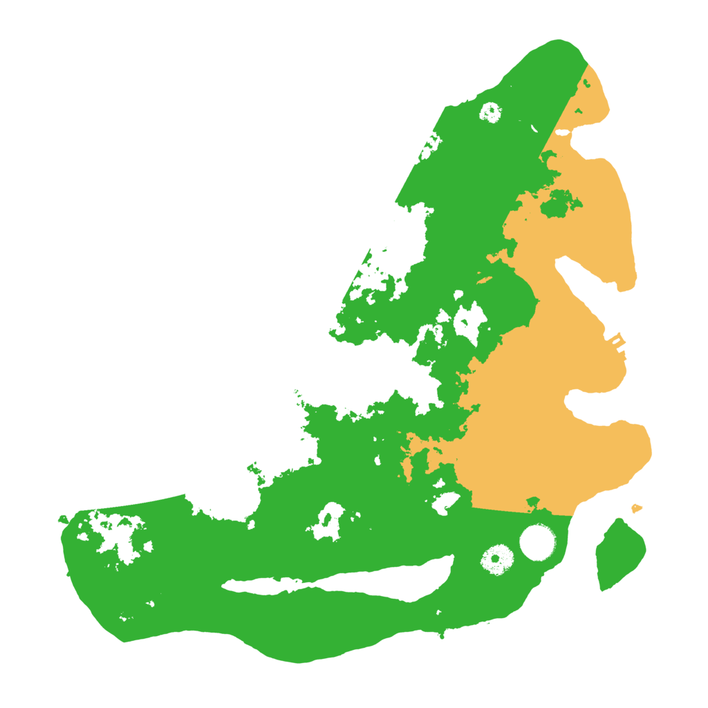 Biome Rust Map: Procedural Map, Size: 3500, Seed: 803141556