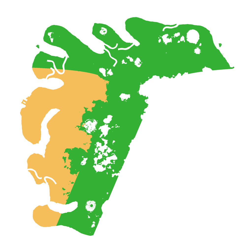 Biome Rust Map: Procedural Map, Size: 3550, Seed: 2081726