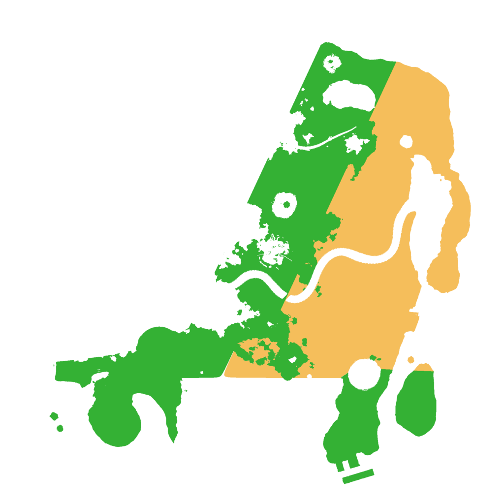 Biome Rust Map: Procedural Map, Size: 3000, Seed: 546376
