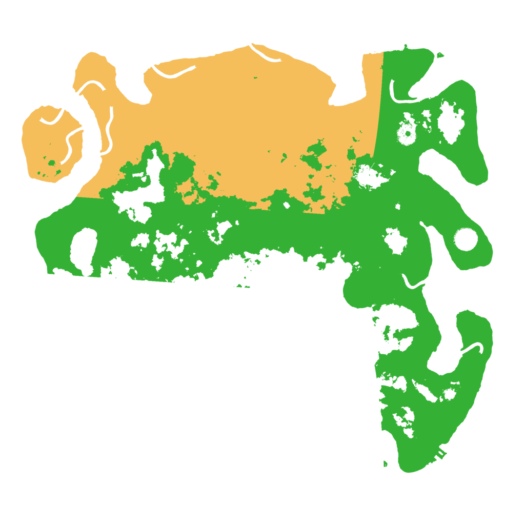 Biome Rust Map: Procedural Map, Size: 4000, Seed: 25098598