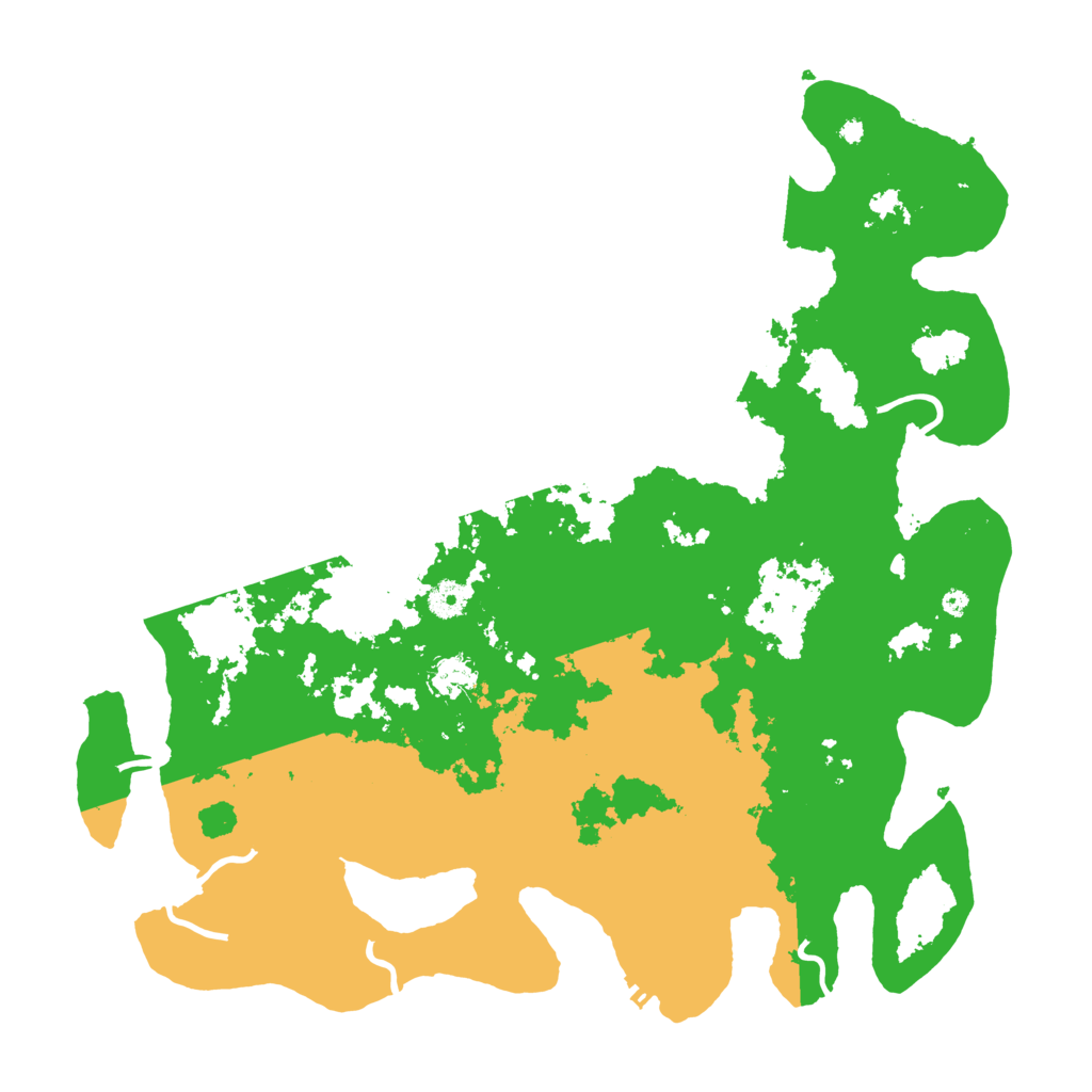 Biome Rust Map: Procedural Map, Size: 4250, Seed: 1269958