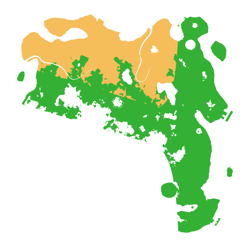 Biome Rust Map: Procedural Map, Size: 4250, Seed: 2134027