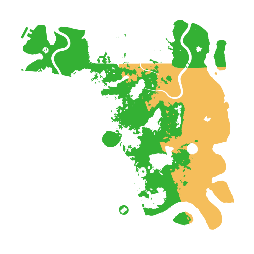 Biome Rust Map: Procedural Map, Size: 4250, Seed: 2024668