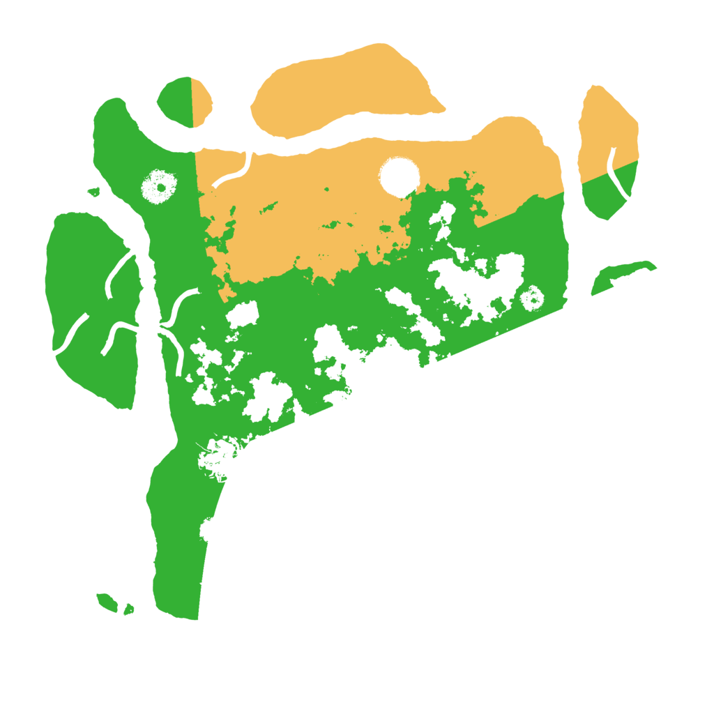 Biome Rust Map: Procedural Map, Size: 3200, Seed: 1329980