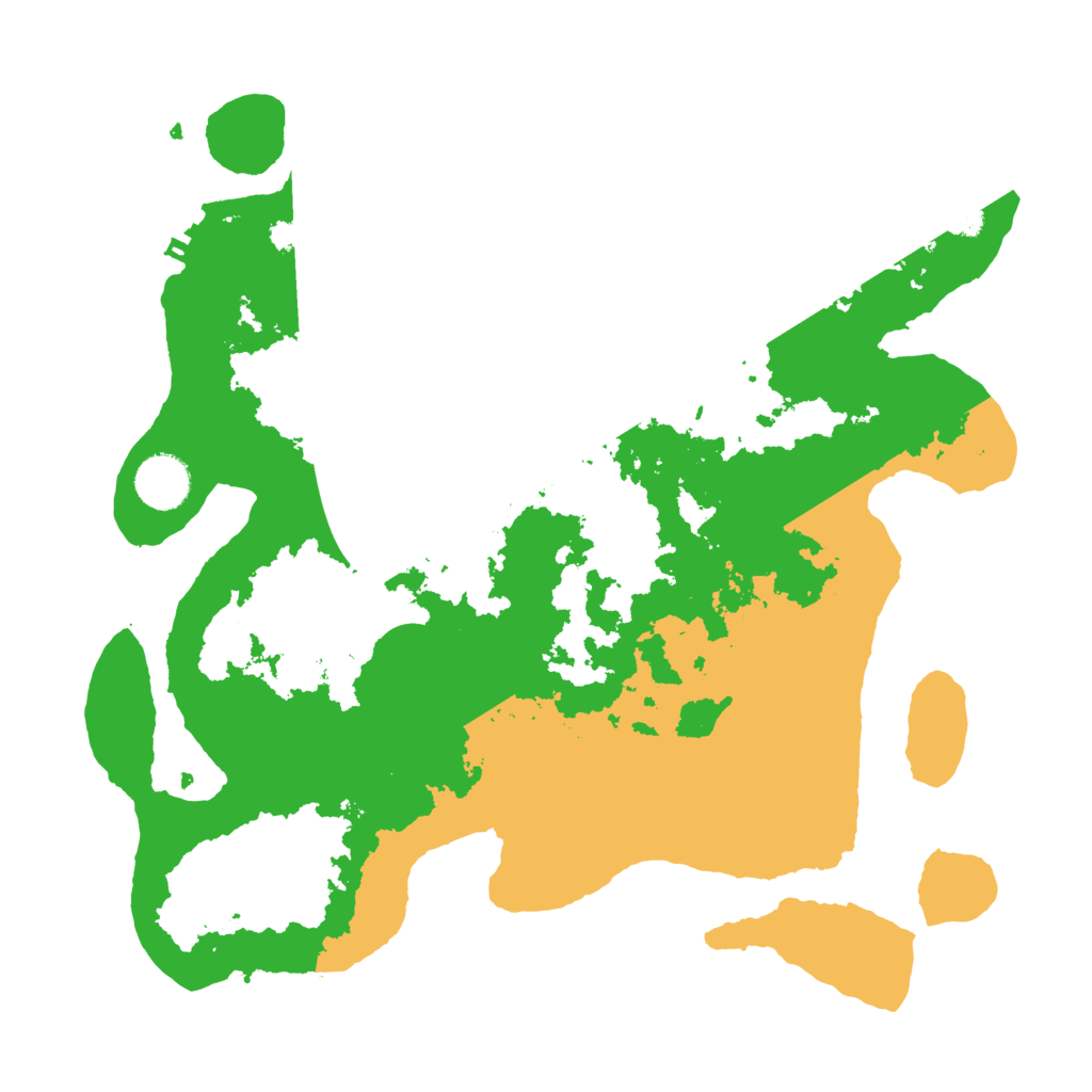 Biome Rust Map: Procedural Map, Size: 3500, Seed: 5885588