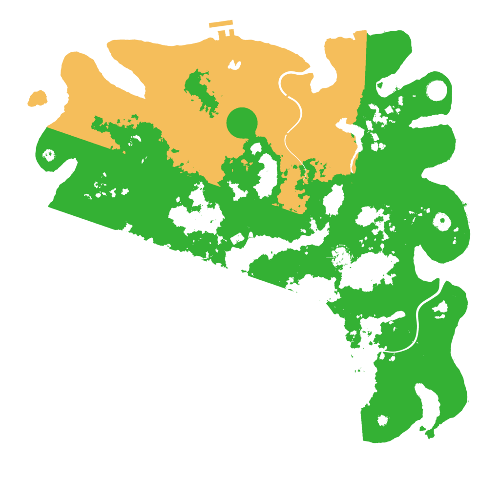 Biome Rust Map: Procedural Map, Size: 4250, Seed: 1285813