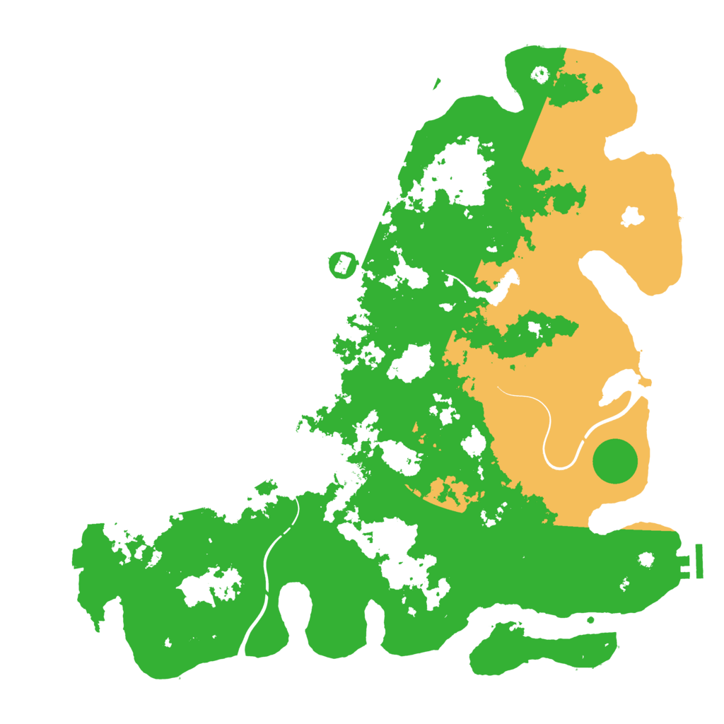 Biome Rust Map: Procedural Map, Size: 4250, Seed: 1106026