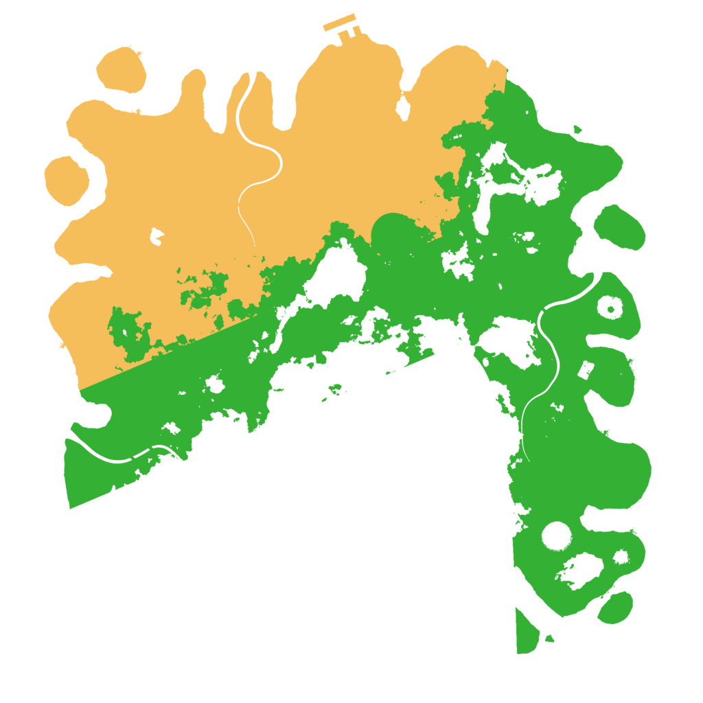 Biome Rust Map: Procedural Map, Size: 4250, Seed: 5289539