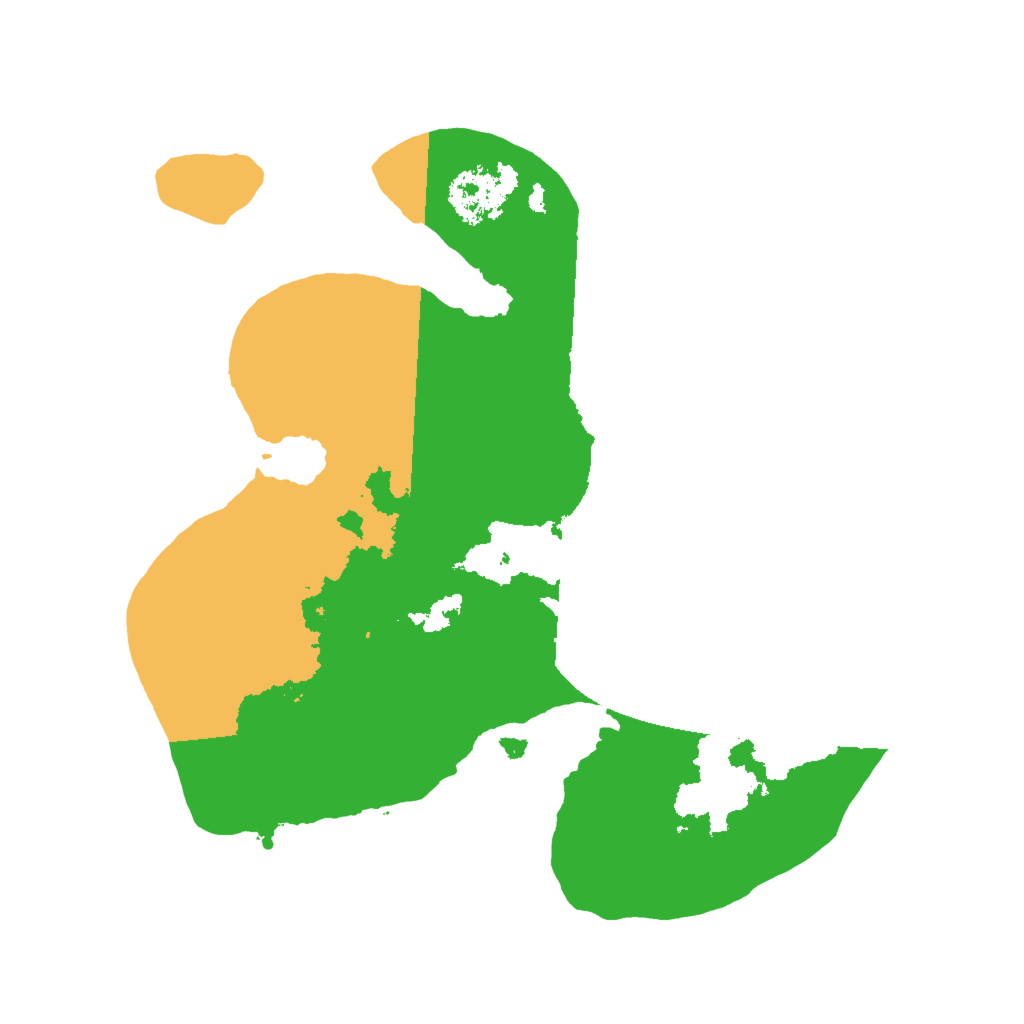 Biome Rust Map: Procedural Map, Size: 2000, Seed: 8884577