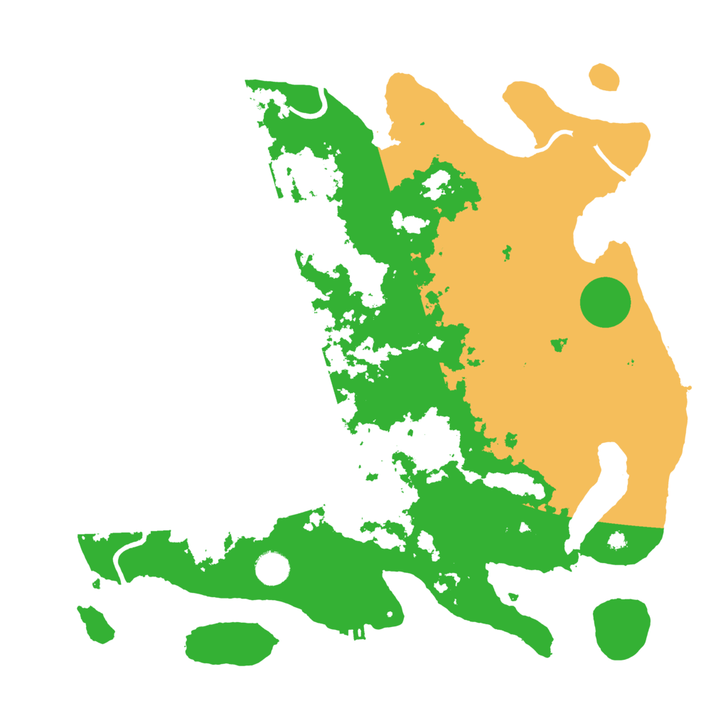 Biome Rust Map: Procedural Map, Size: 3800, Seed: 1111999