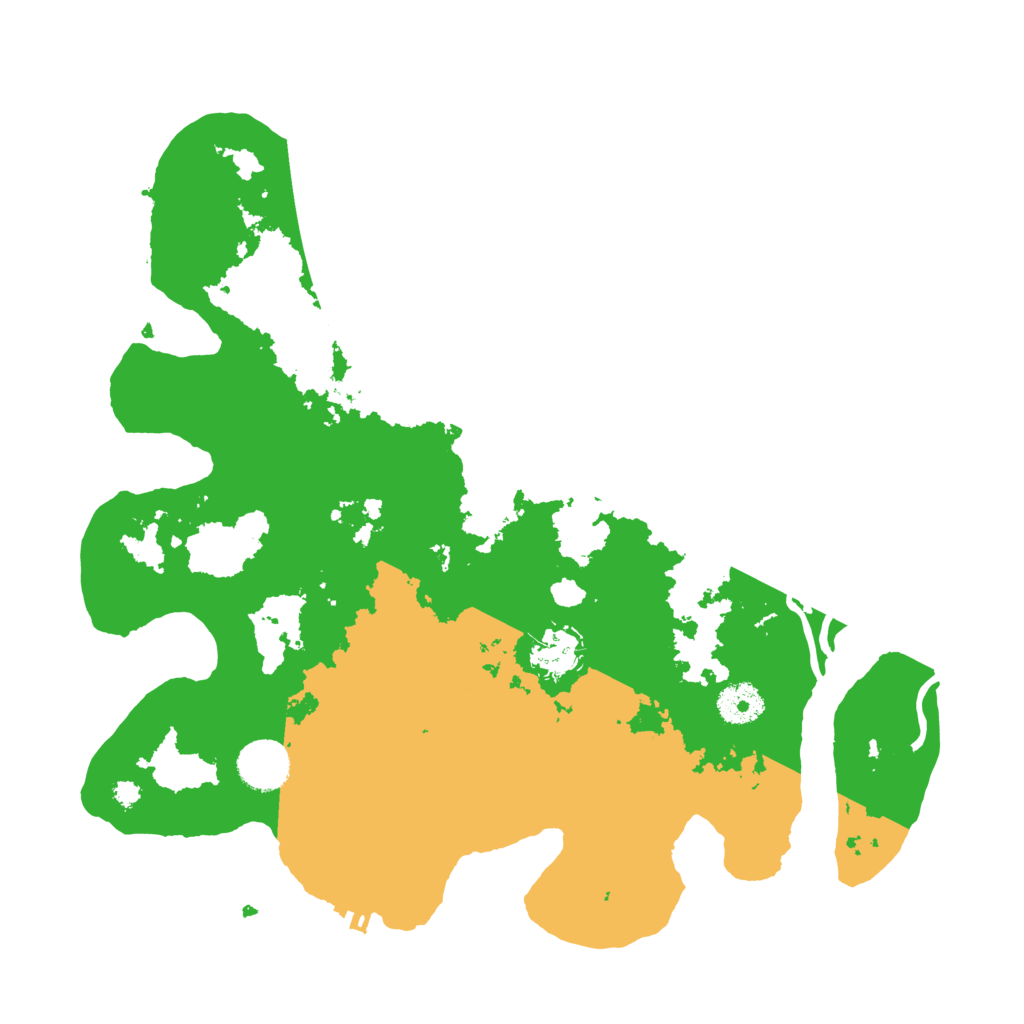 Biome Rust Map: Procedural Map, Size: 3550, Seed: 977947