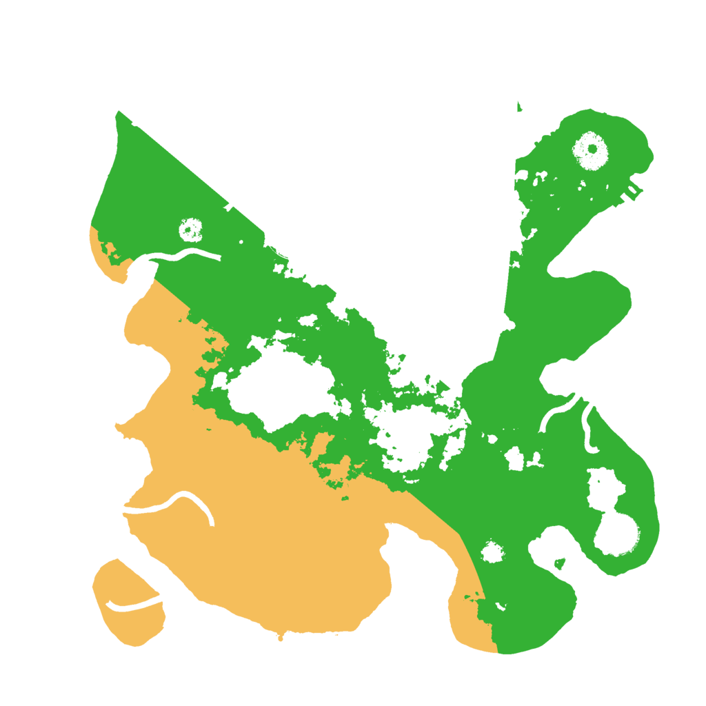Biome Rust Map: Procedural Map, Size: 3000, Seed: 396863