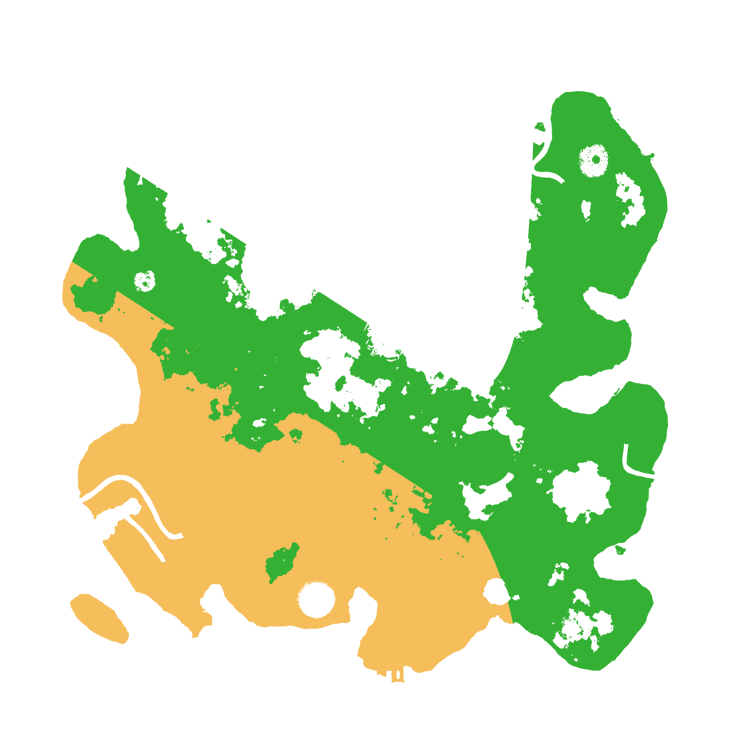 Biome Rust Map: Procedural Map, Size: 3550, Seed: 5834334
