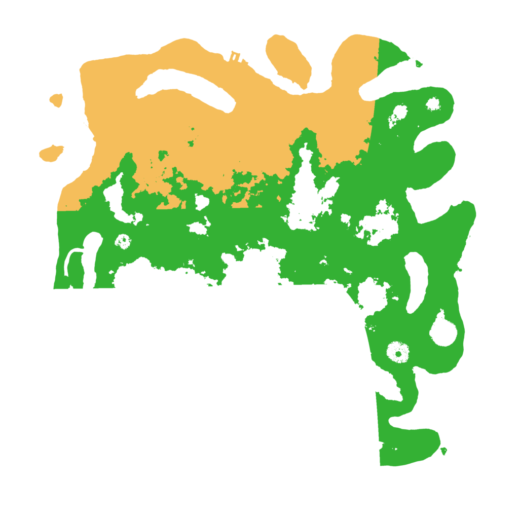 Biome Rust Map: Procedural Map, Size: 3550, Seed: 4779497