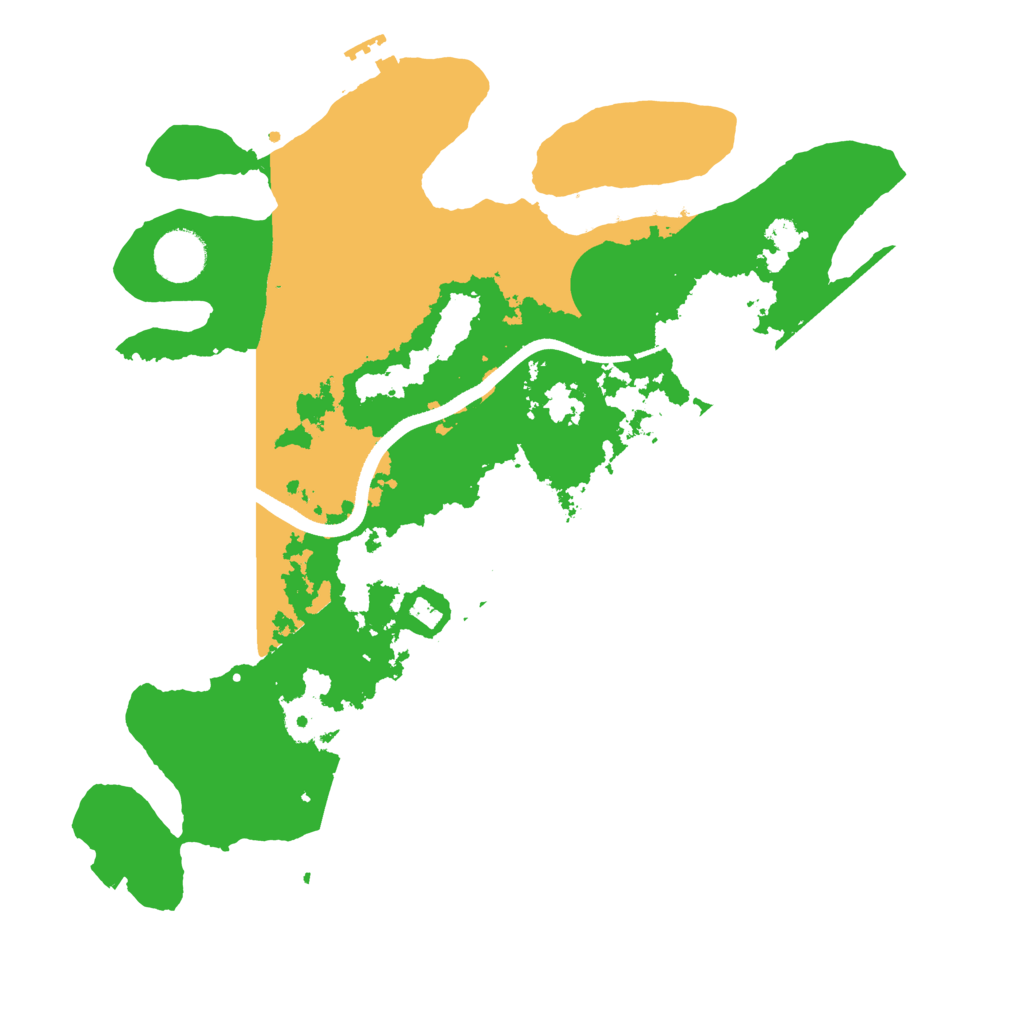 Biome Rust Map: Procedural Map, Size: 3550, Seed: 1876020