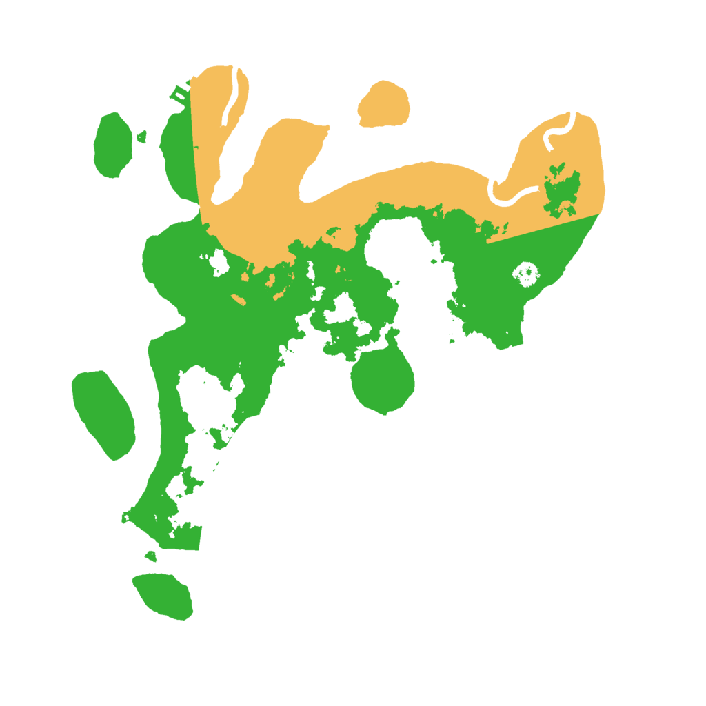 Biome Rust Map: Procedural Map, Size: 3000, Seed: 1976740437