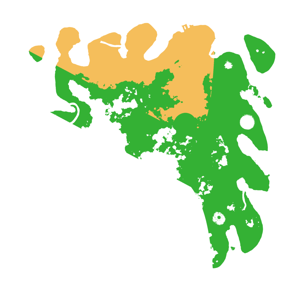 Biome Rust Map: Procedural Map, Size: 3550, Seed: 4434826